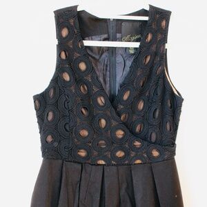 Anthropology Black McGinn Dress